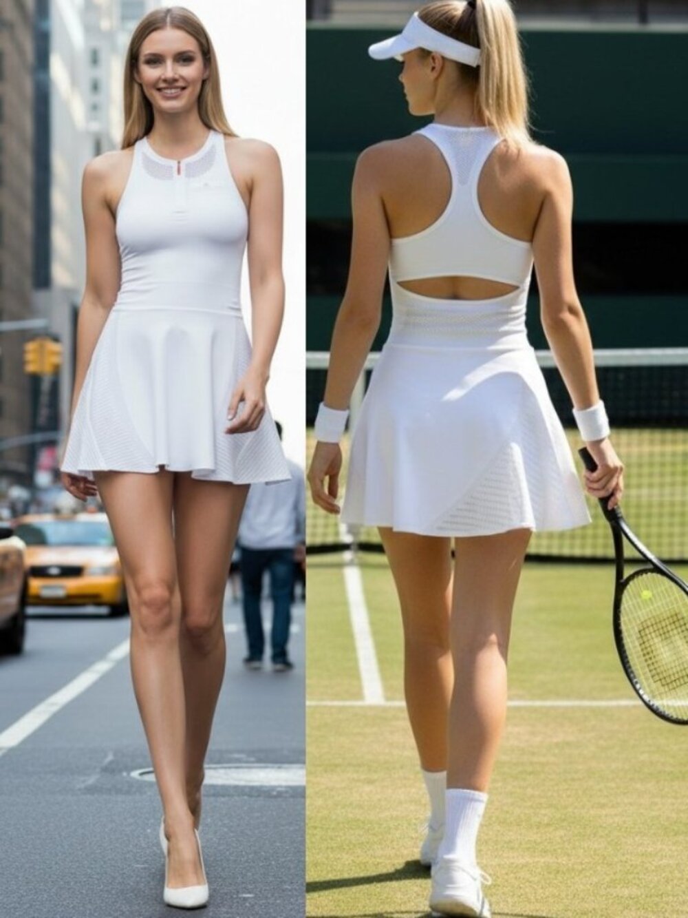Nwt Adidas Stella McCartney Tennis dress w/ Zipper S Small